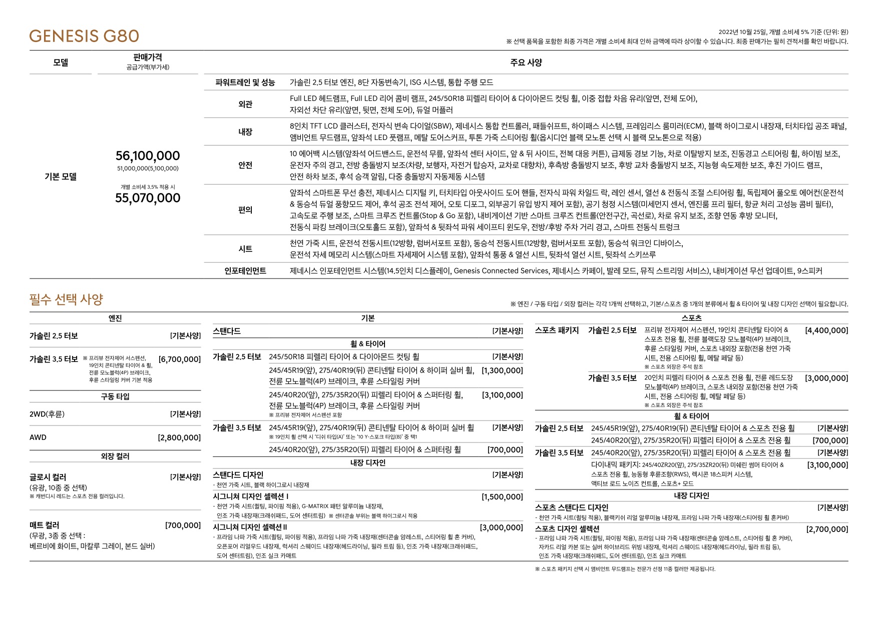 2022 제네시스 G80 카탈로그 이미지 - 661738185_TLatS09R_genesis_g80_pricelist_kor_202211_02.jpg