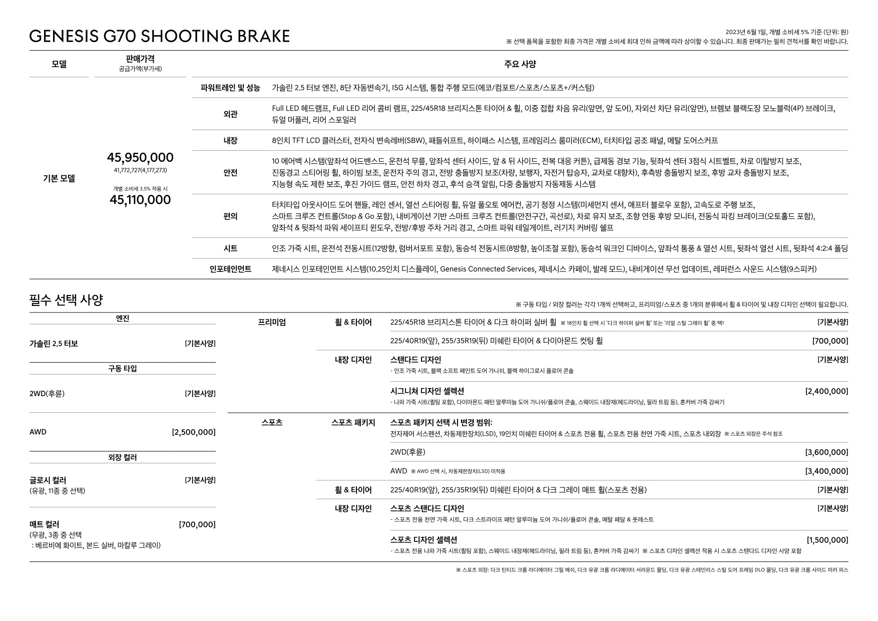 2023 제네시스 제네시스G70&G70슈팅브레이크 카탈로그 이미지 - 661738185_fkYIoF5y_genesis-g70-sb-pricelist-kor-202306_02.jpg