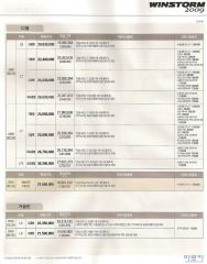 2009 쉐보레 윈스톰 카탈로그 이미지