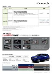 2010 현대 투싼iX 카탈로그 이미지