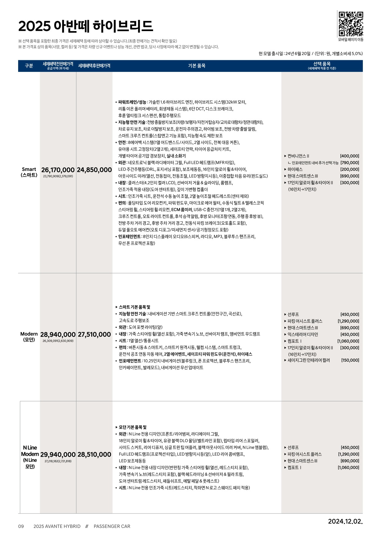 2024 현대 아반떼하이브리드 카탈로그 이미지 - 33440219_QTu8M9av_avante-hybrid-2025-price_01.jpg