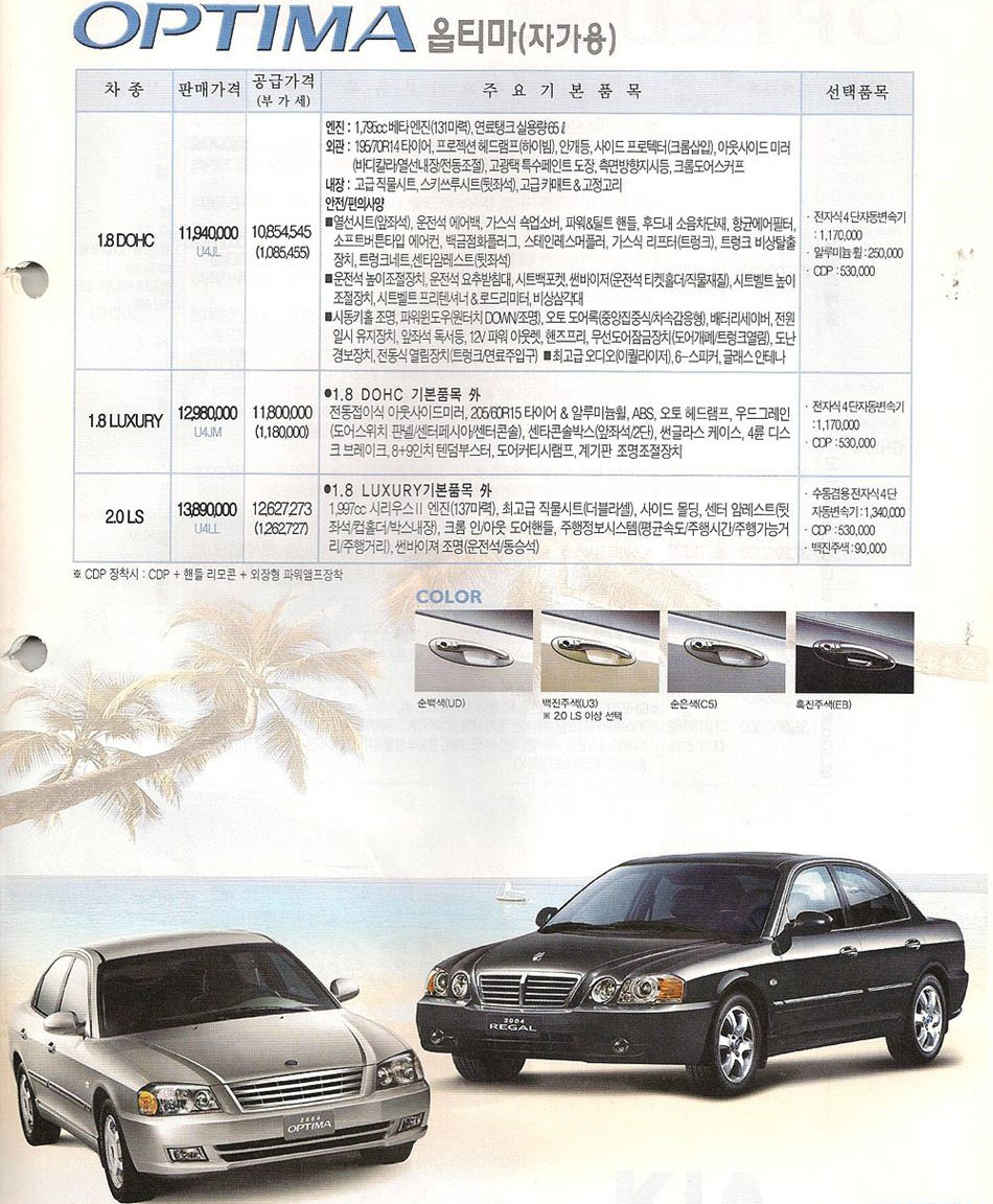2004 기아 옵티마&옵티마리갈 카탈로그 이미지 - 33434414_FAOCaqHB_2.JPG