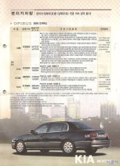 2005 기아 오피러스 카탈로그 이미지
