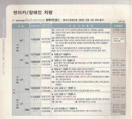 2007 기아 로체어드밴스 카탈로그 이미지