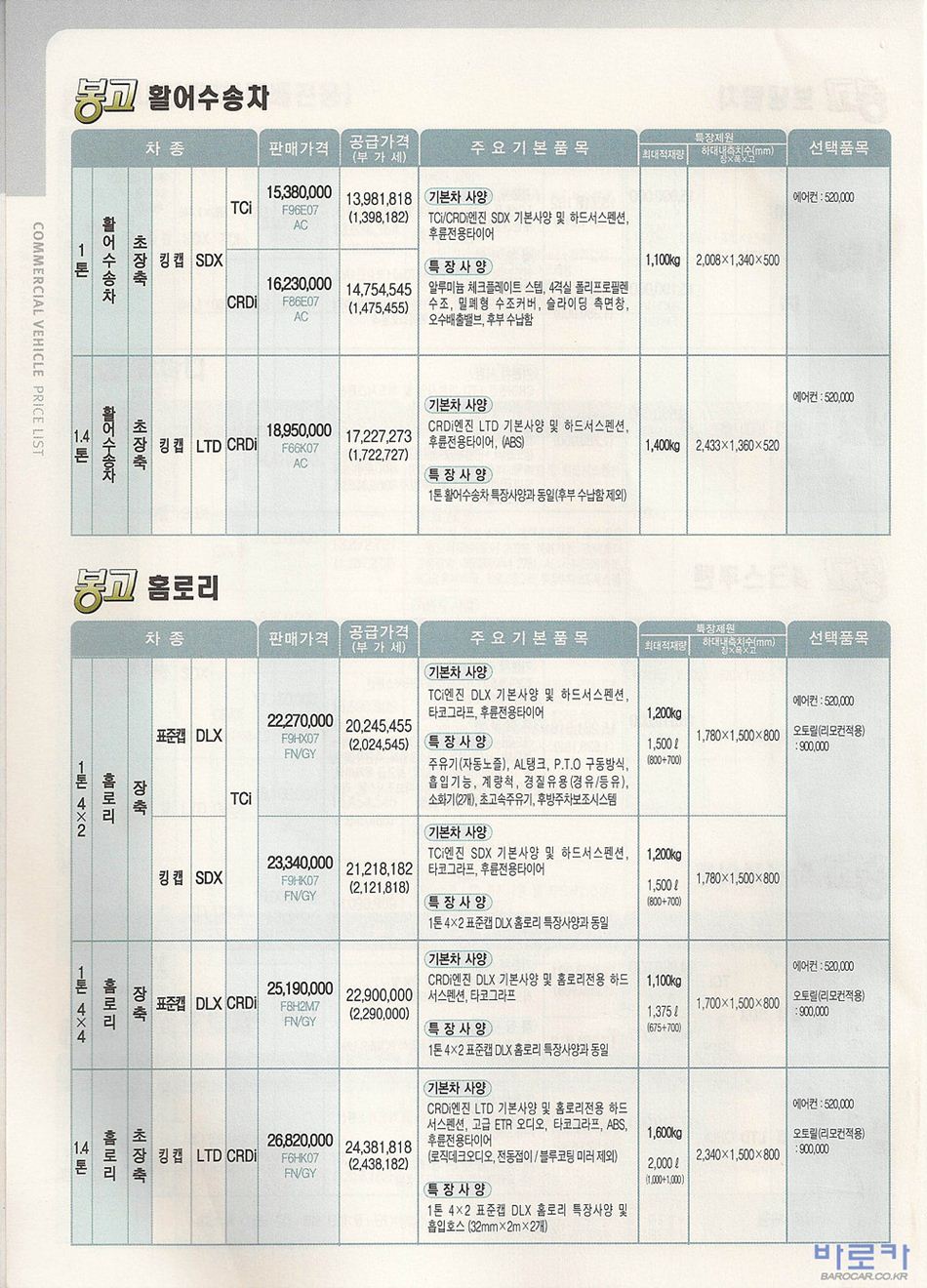 2007 기아 봉고3 카탈로그 이미지 - 33434414_AaWeVkoH_10.jpg
