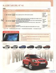 2008 기아 뉴스포티지 카탈로그 이미지