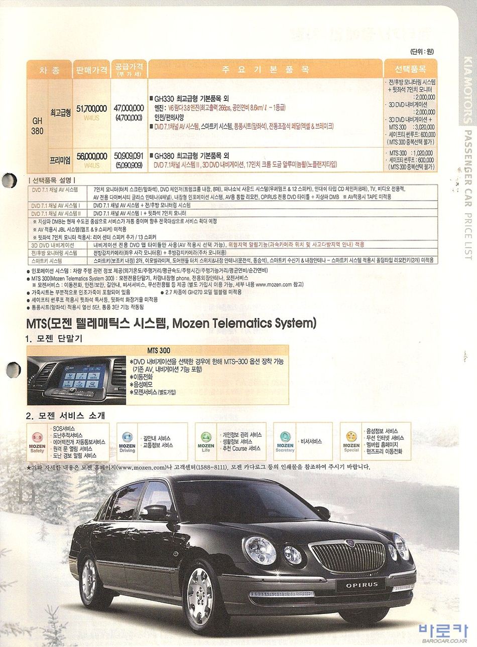 2008 기아 오피러스 카탈로그 이미지 - 33434414_1CbyKfzj_2.JPG