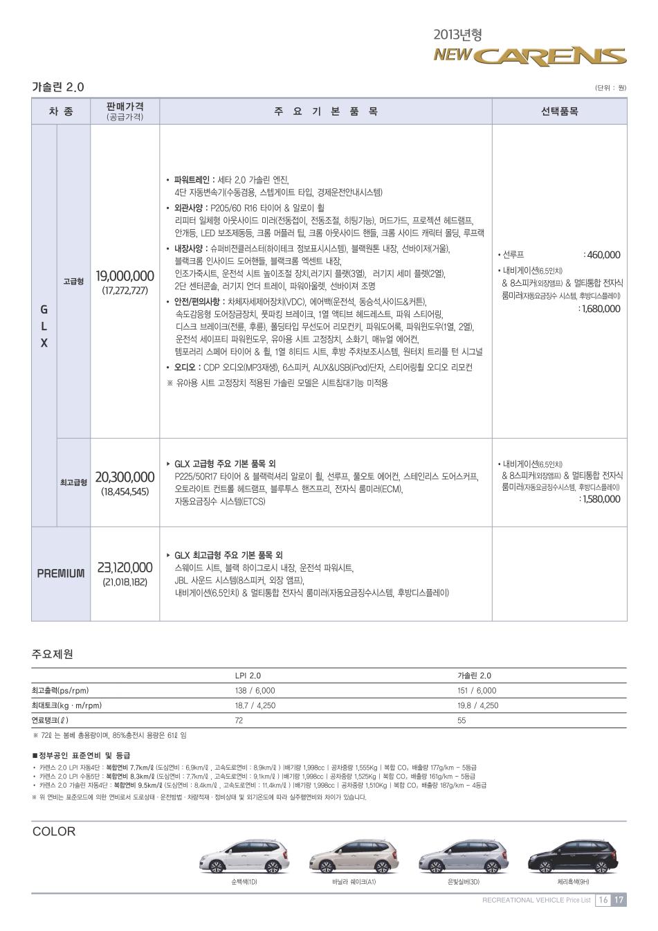 2013 기아 뉴카렌스 카탈로그 이미지 - 33434414_y2W4YMmn_2.JPG