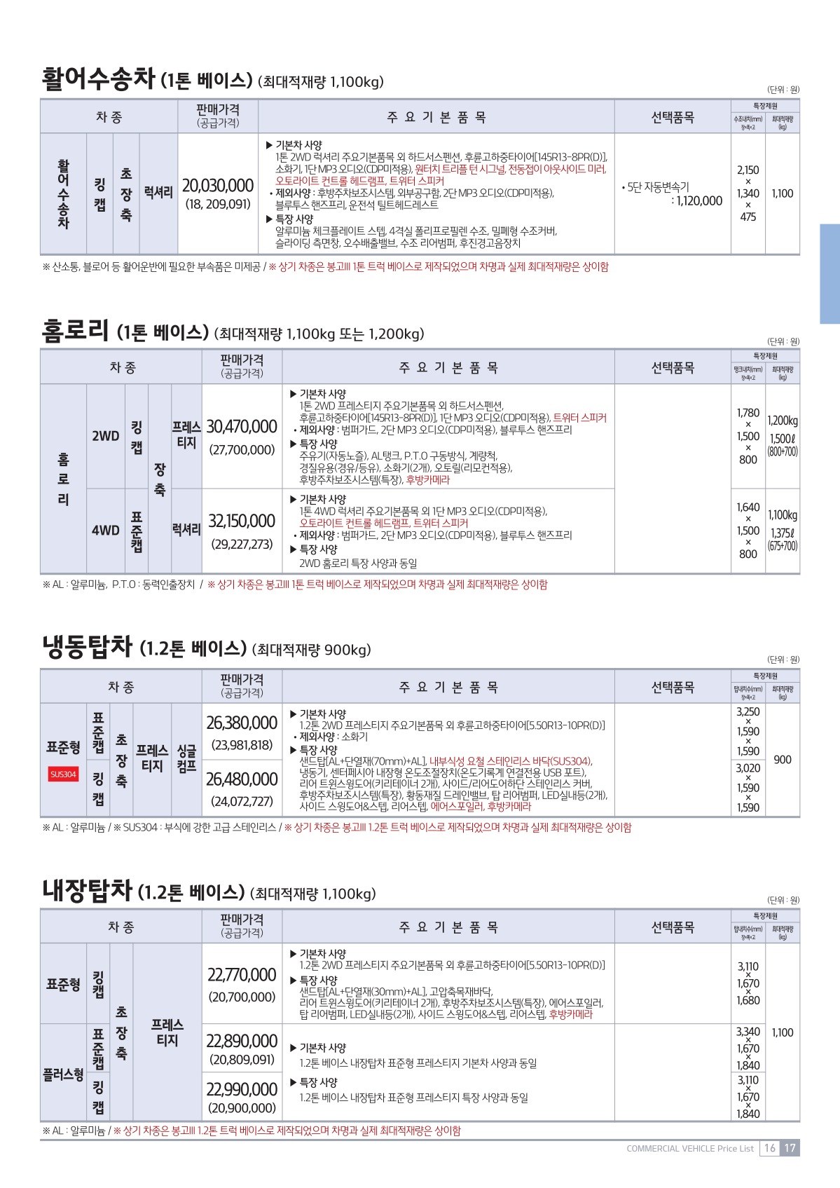 2019 기아 봉고3&봉고3특장차 카탈로그 이미지 - 2943368459_3E1GfqNu_price_bongo3_17.jpg