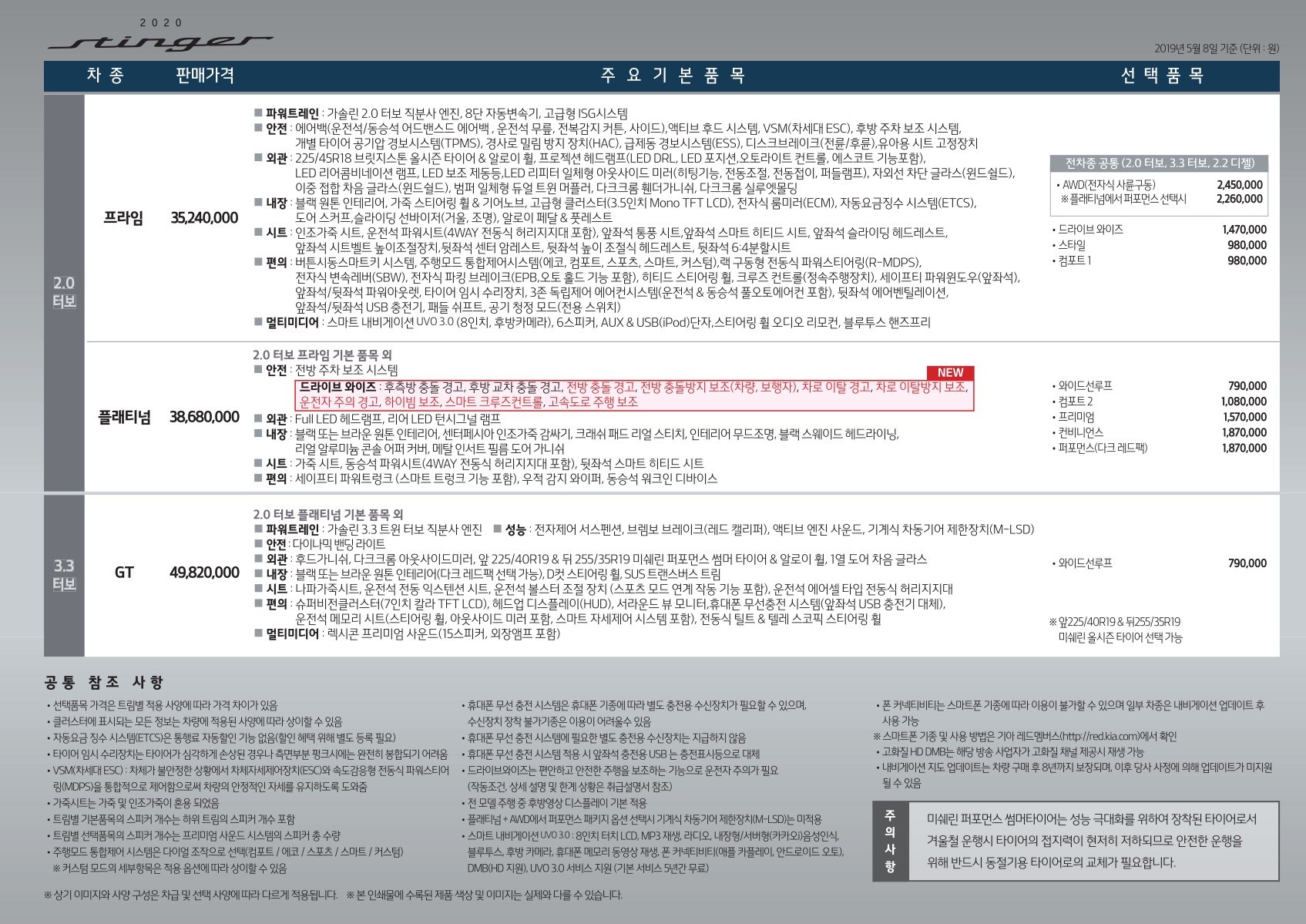 2019 기아 스팅어 카탈로그 이미지 - 33434414_wix0DNdf_price_stinger_02.jpg