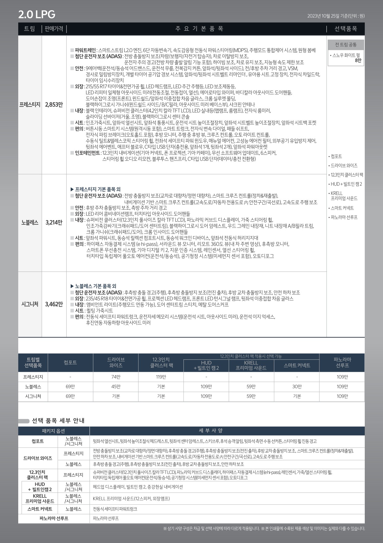 2023 기아 더뉴K5 카탈로그 이미지 - 661738185_VY7wZ8BS_price_k5pe_07.jpg