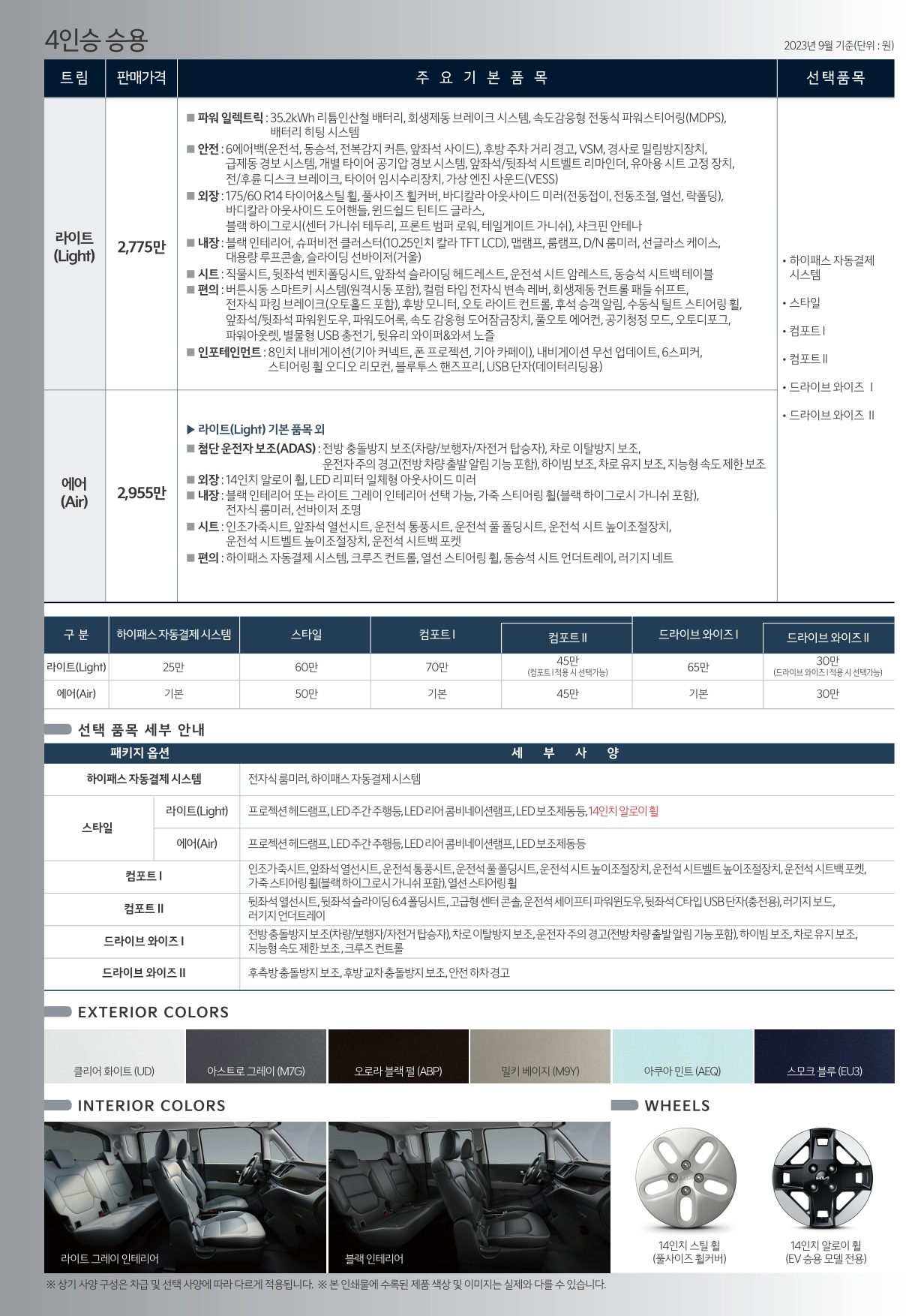 2023 기아 레이EV 카탈로그 이미지 - 661738185_AfGktid6_price_ray-ev_02.jpg