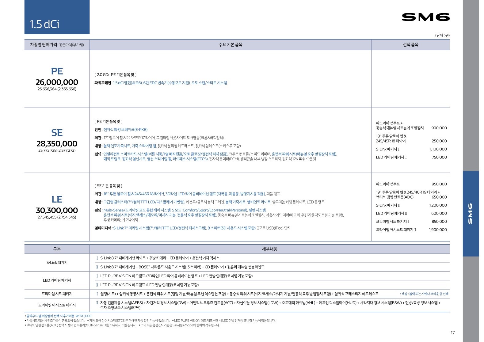 2018 르노 SM6 카탈로그 이미지 - 3696545443_ul1kvTXh_price_sm6_201803_03.jpg