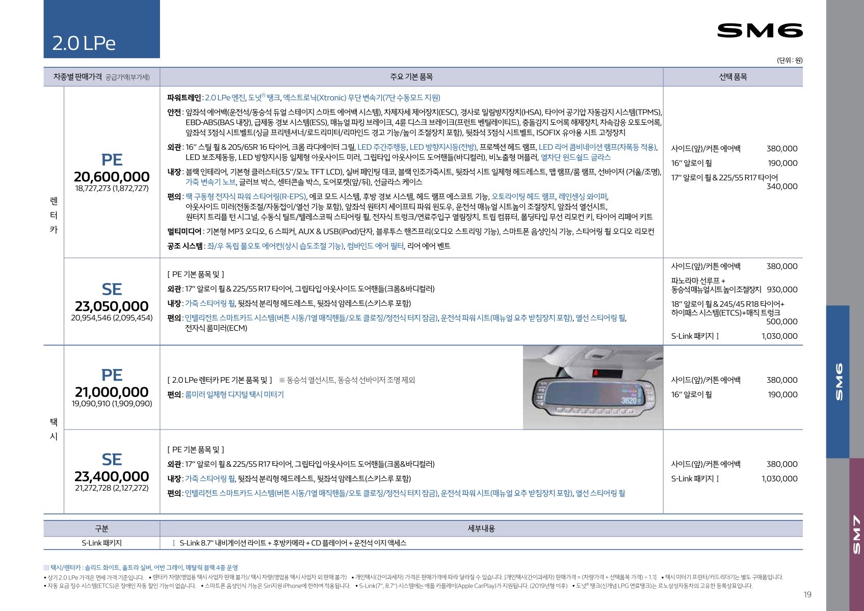 2018 르노 SM6프라임/SM6 첨부 이미지