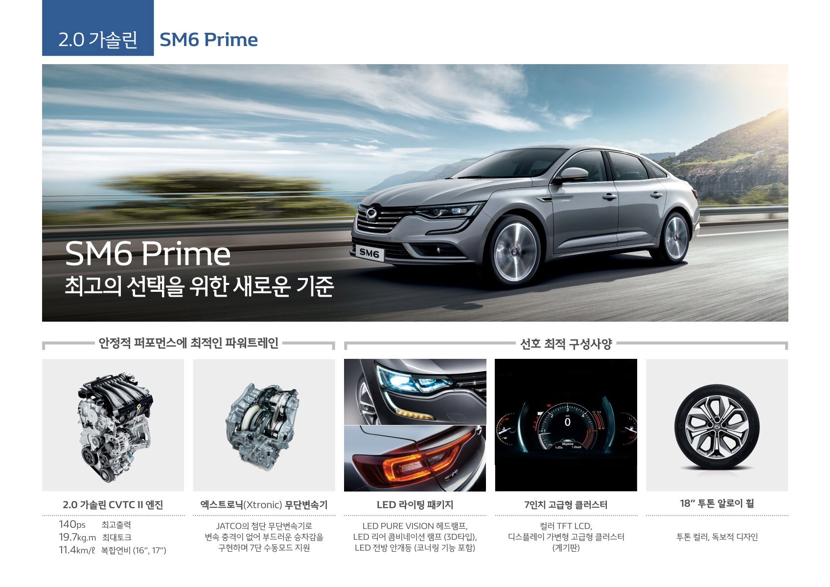2018 르노 SM6프라임/SM6 첨부 이미지