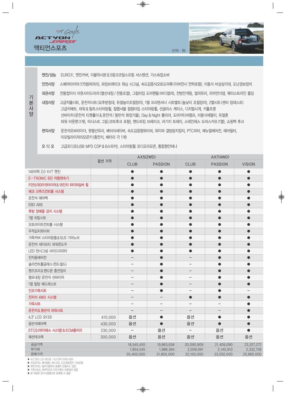2010 KG모빌리티 액티언스포츠 카탈로그 이미지 - 33434414_yCYosgDQ_1.jpg