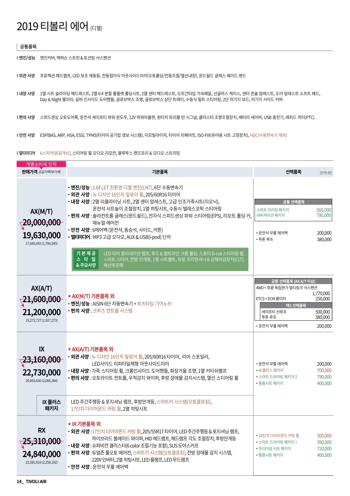 2018 KG모빌리티 티볼리&티볼리에어 카탈로그 이미지 - 3696545443_jBtdApv1_tivoliair_price_1809_1_01.jpg