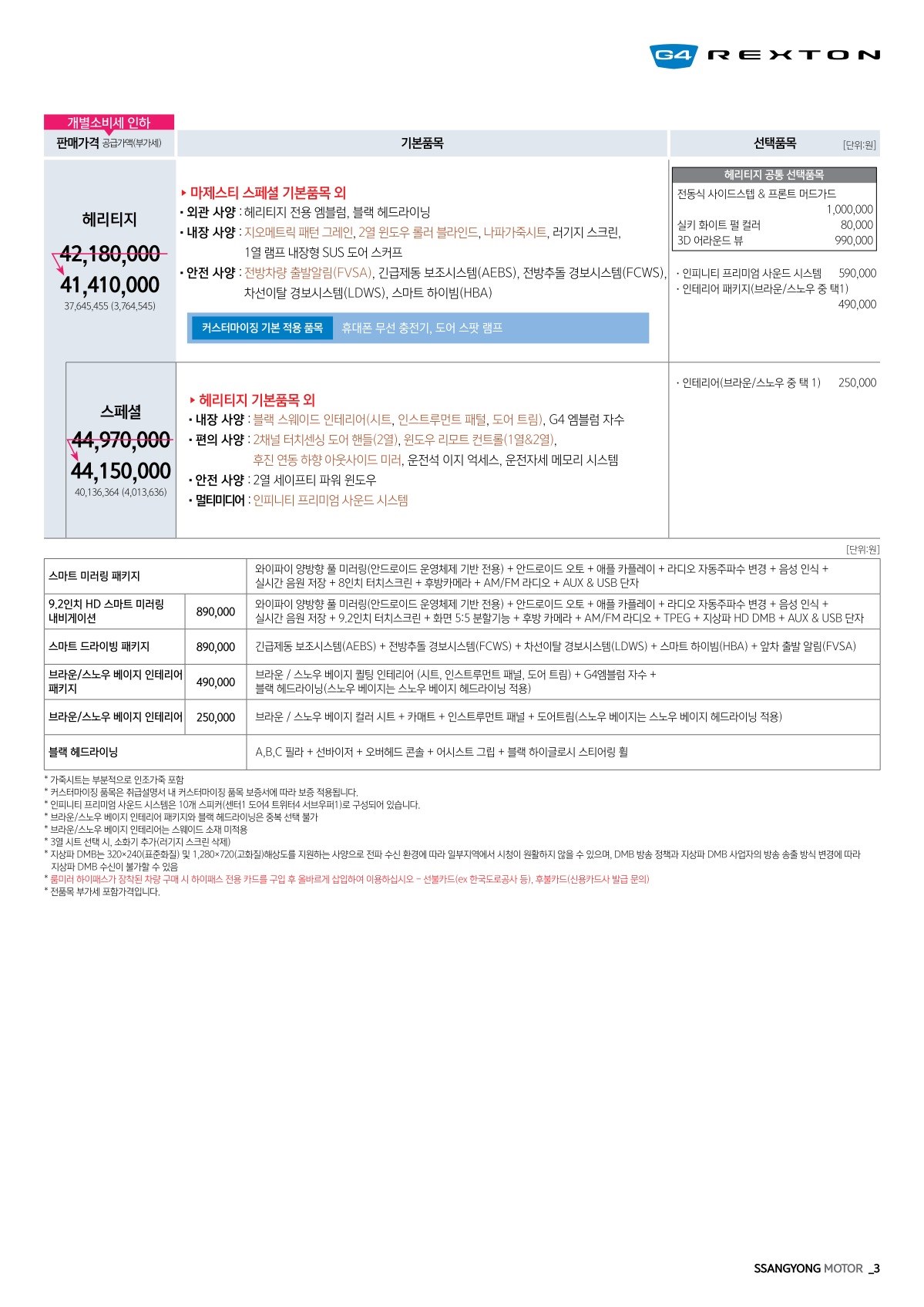 2019 KG모빌리티 G4렉스턴 카탈로그 이미지 - 2943368459_8Es3oy7p_G4Rexton_price_1909_1_02.jpg
