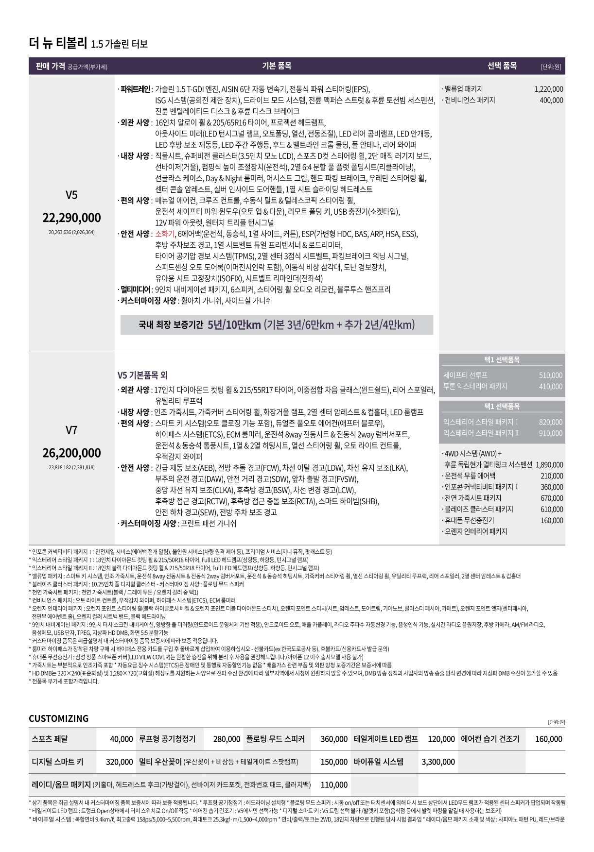 2024 KG모빌리티 티볼리 카탈로그 이미지 - 33440219_m61EjQL2_XW5_pricelist_07.jpg