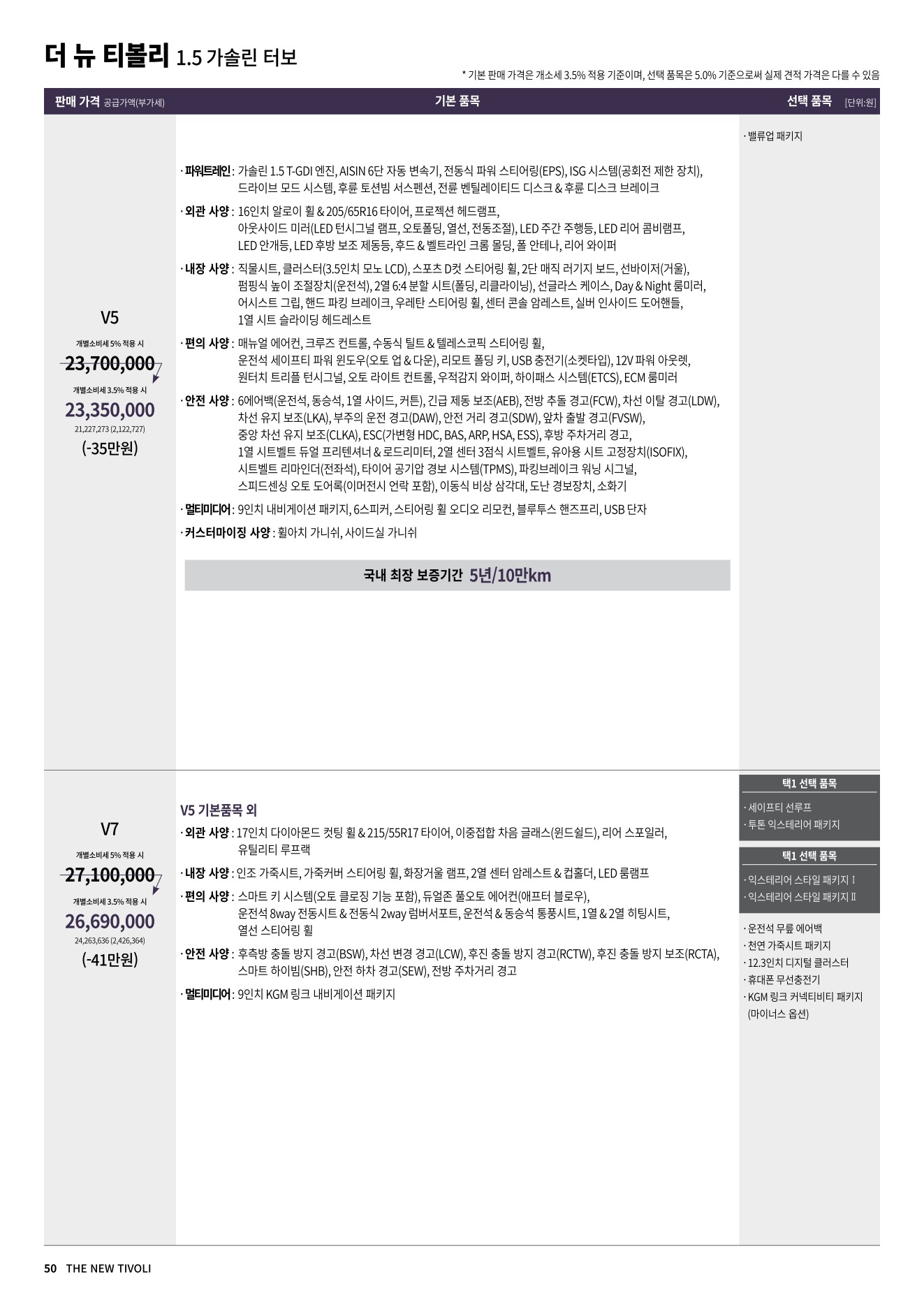 2026 KG모빌리티 티볼리 첨부 이미지